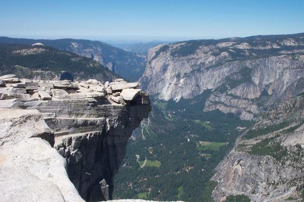 The view from Half Dome