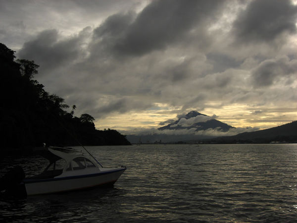 Looking over the Lembeh Straits
