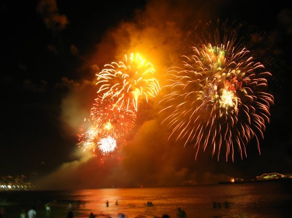 Copacabana - fireworks