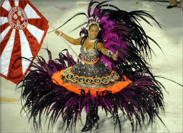 Salgueiro - Flag Carrier Queen - Rio Carnival