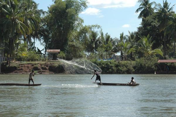 Fishing on the Mekong