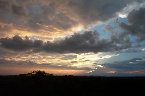 Sunset Over Tikal