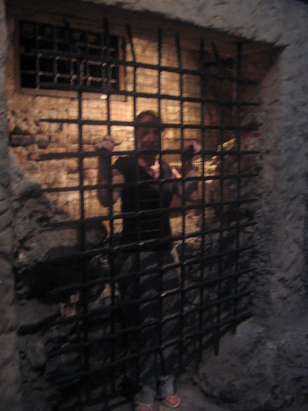in the dungeon cell