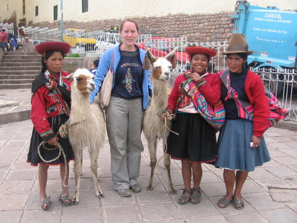 Me with Llamas