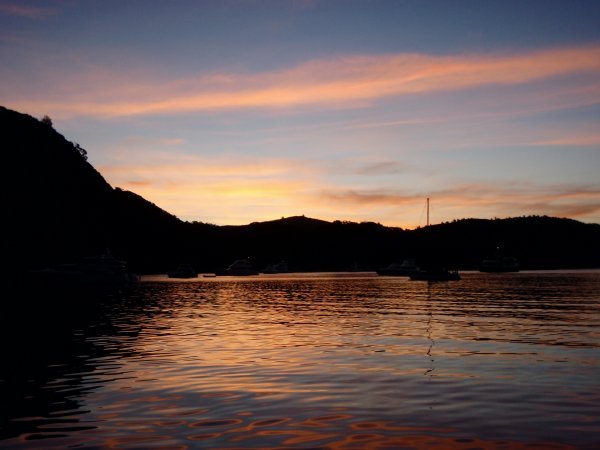 Sunset in Kiwriki Bay