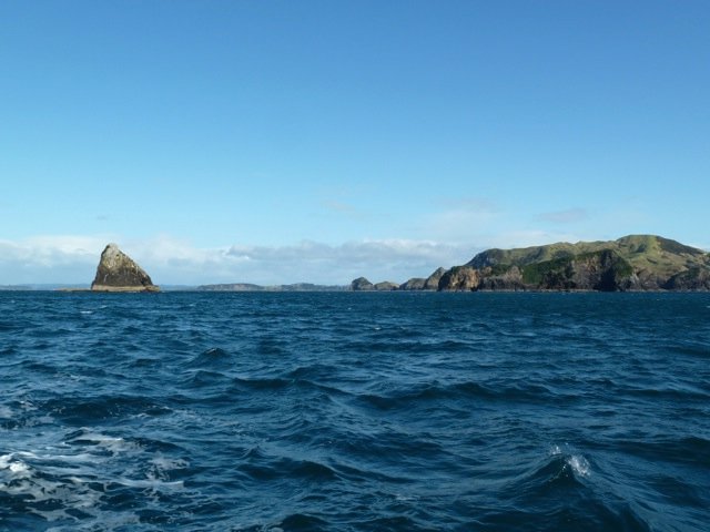 Leaving the Bay of Islands