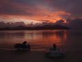 Sunset at the Blue Lagoon