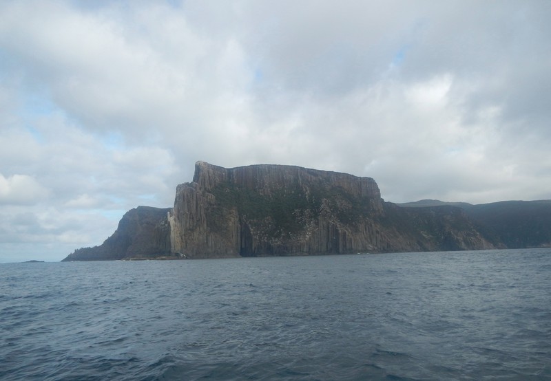 Passing Cape Raoul and entering Storm Bay