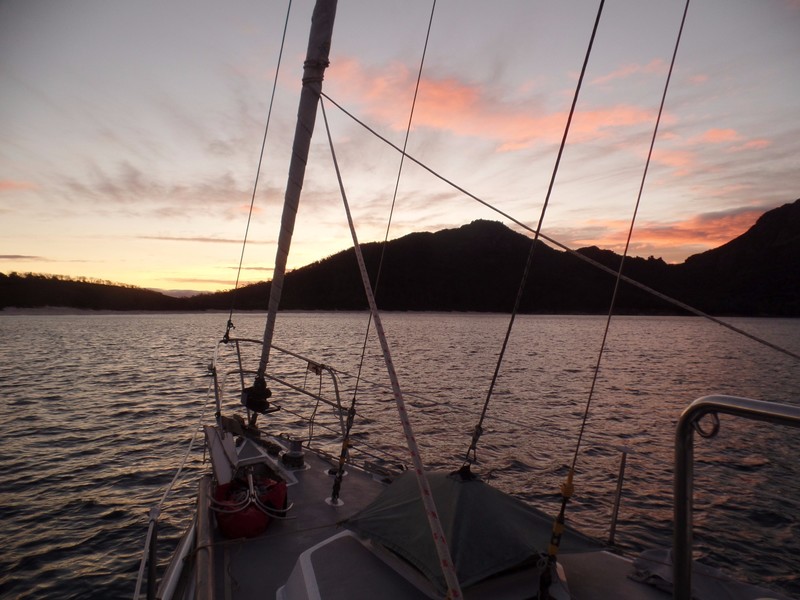 Sunset over the Hazards, Wineglass Bay