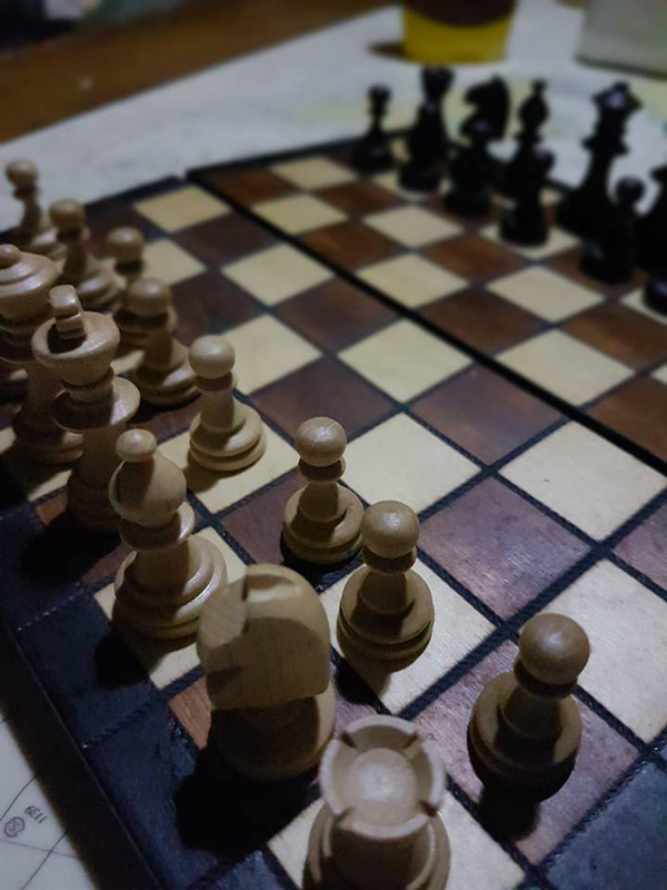 It is war, chess style.