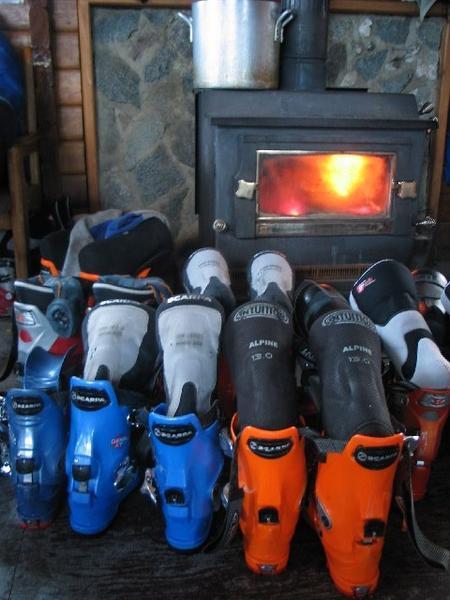 Drying Boots.