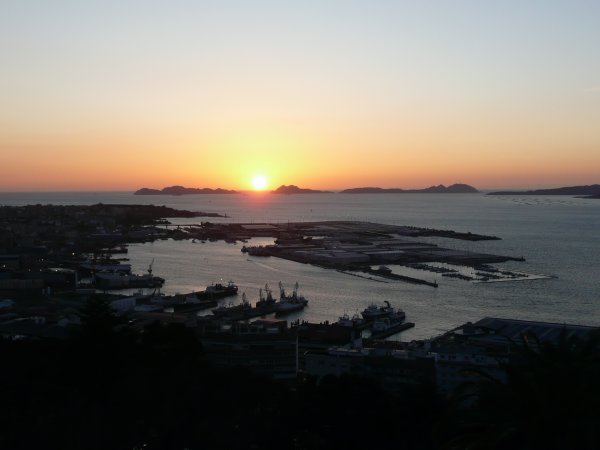 Sunset of Vigo