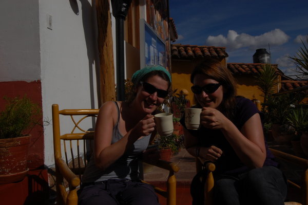 our first taste of coca tea