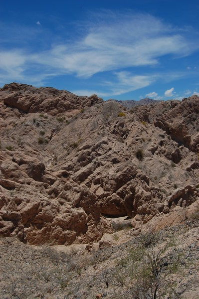 Route from Cachi to Cafayate