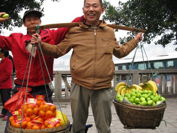 Happy Fruit seller...