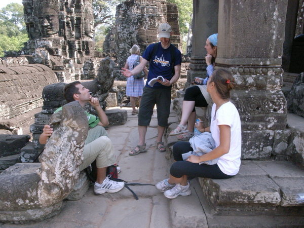First class guide at Angkor