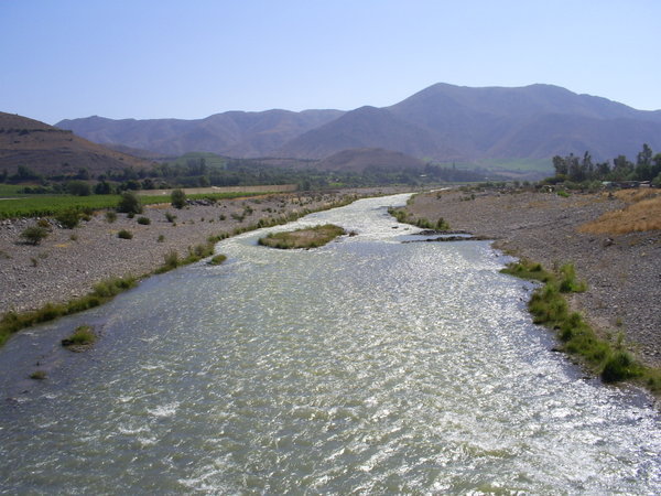 Elqui river - Rio Elqui