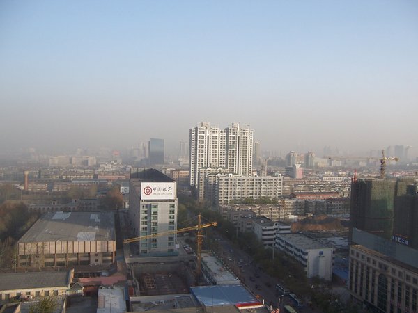 Smog over the city