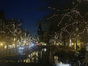 Night Falls on Amsterdam