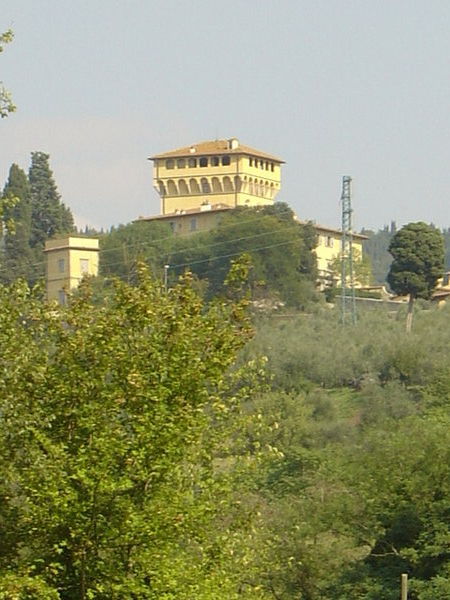 Our last view of the Villa di Maiano
