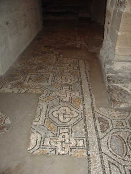 Original mosaic flooring 1600 years old