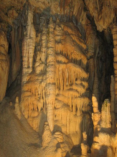Stalactites in the Cave System