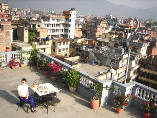Breakfast at our Hotel in Kathmandu
