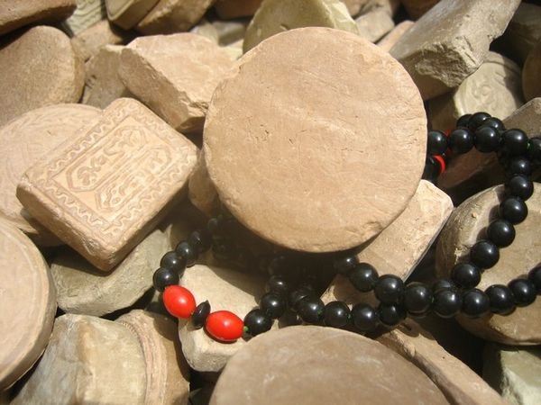 Prayer stones and beads