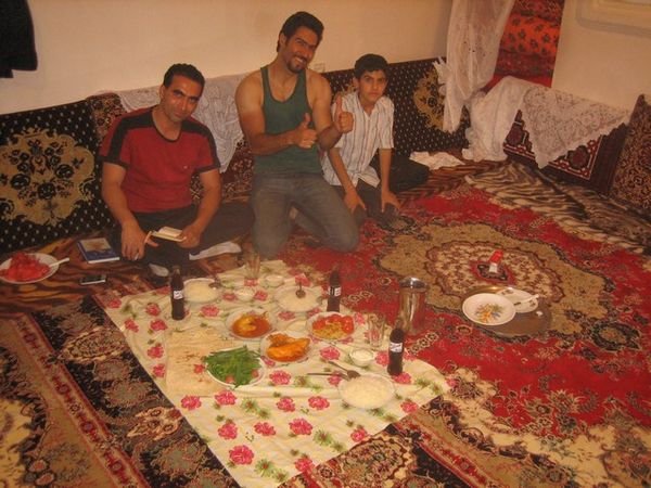 Dinner in Mehdi's house