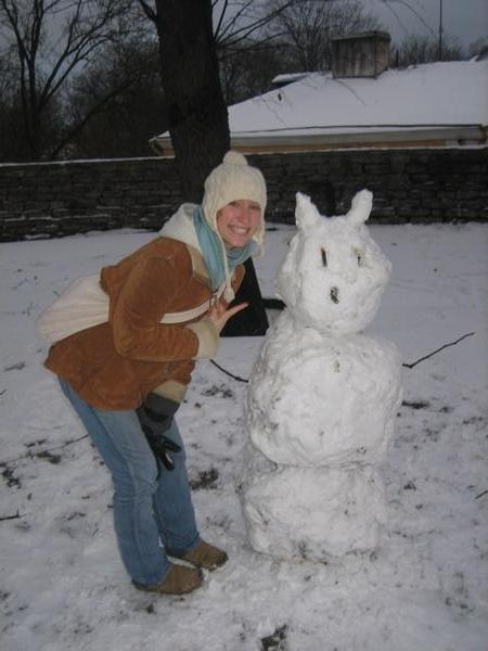 Snow Man/Cat...