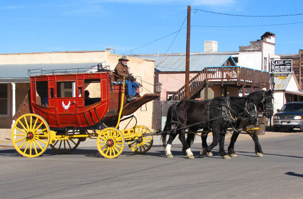 Stagecoach Arriving