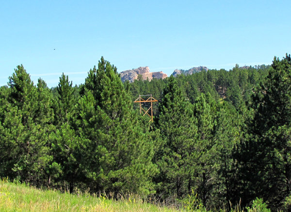 Long View of Crazy Horse Mountain
