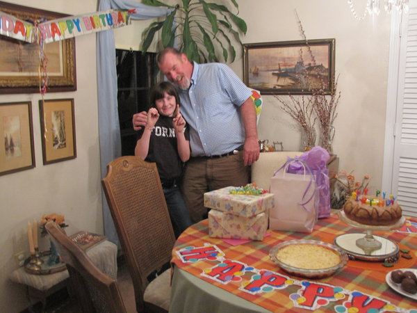 Mark and Skye at her Birthday Celebration