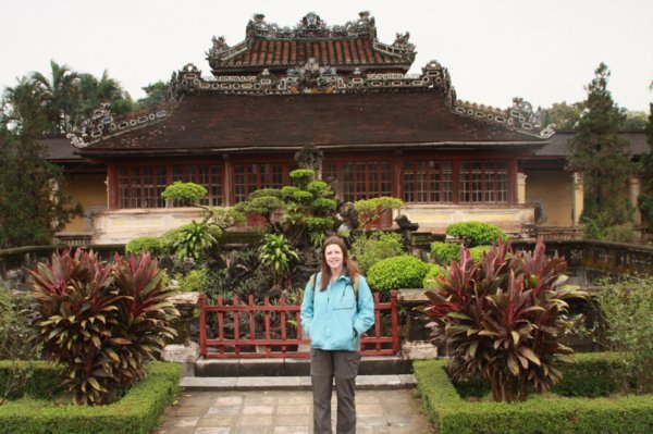 Caroline in Hue Citadel