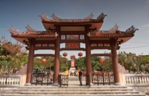 Temple gateway in Hoi An