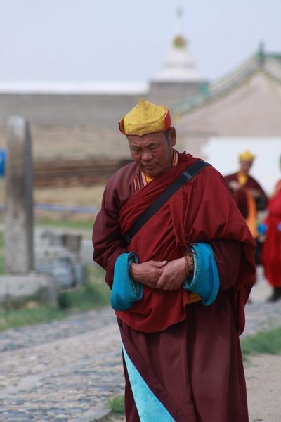 A monk at the monastery