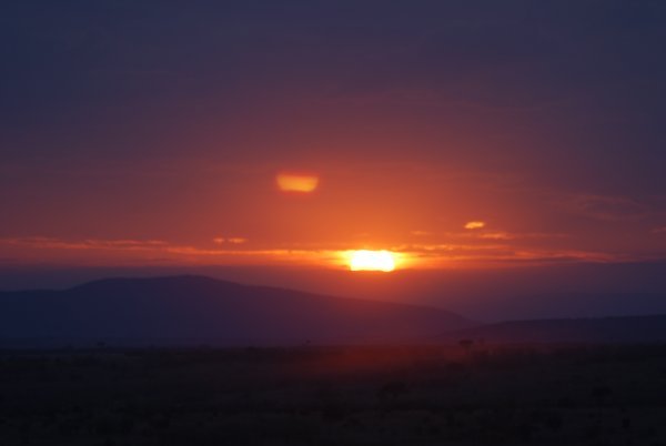 Sunrise over the mara