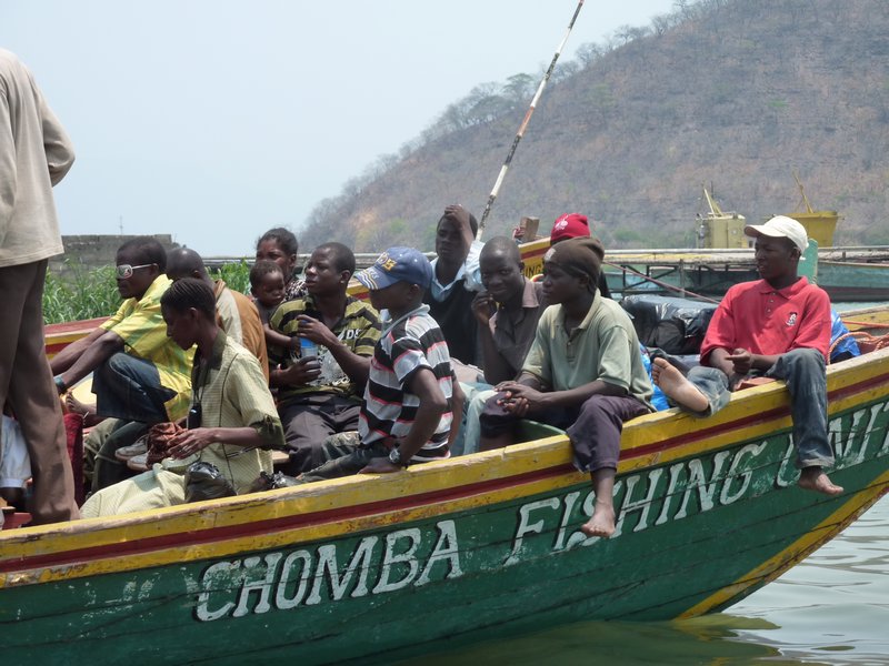 Boat to Kasanga