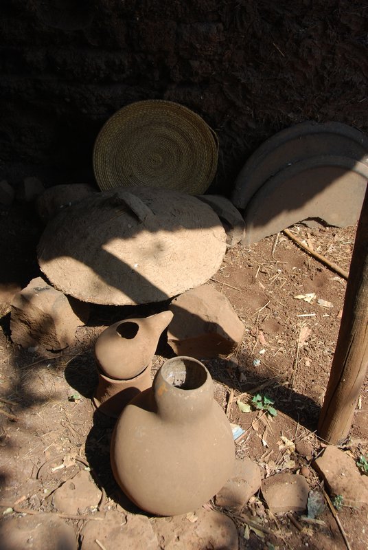 Injera making area