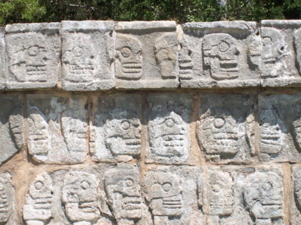 Chichen Itza Sacrifice Wall