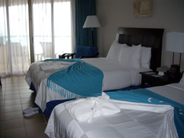 Rooms at the Hilton Cancun