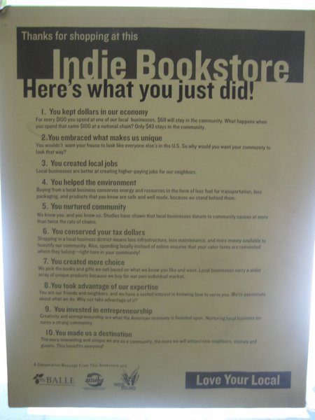 Support Indie Bookstore