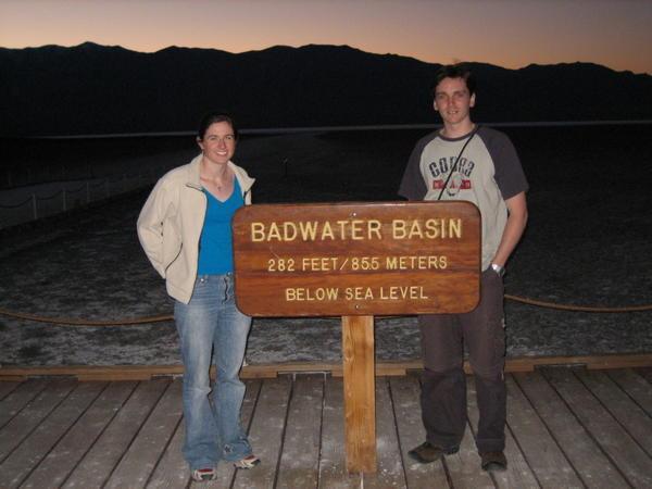Standing at Badwater Basin