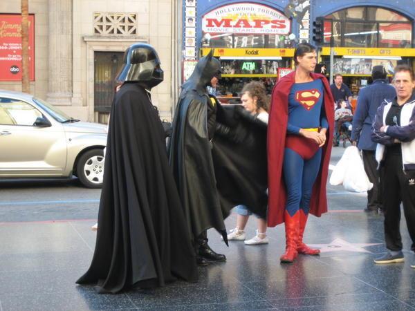 Superman, Batman and Vader