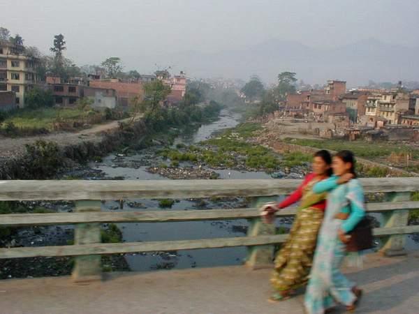 Un pont dans Kathmandu.