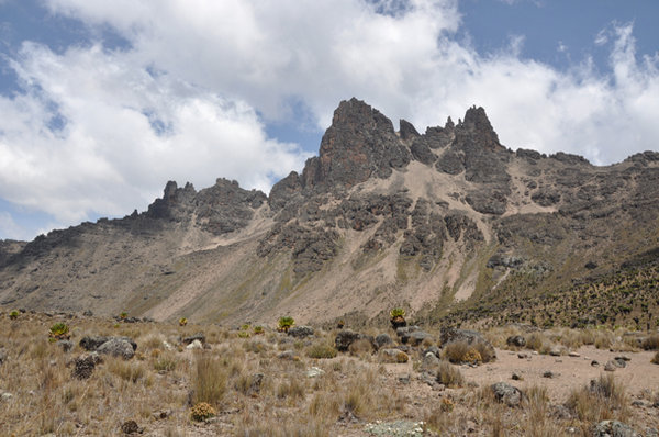 More Rock Formation on the Approach to Mount Kenya