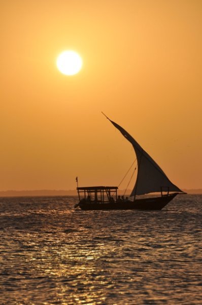 Dhow at Sunset - Kendwa