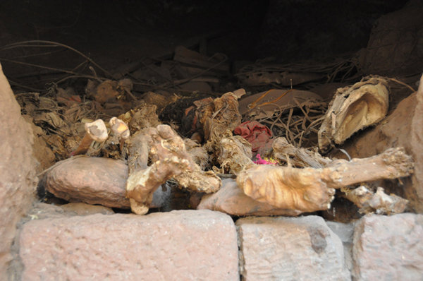 Mummified Monks - Lalibela