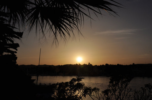 Sunset over the Nile - Aswan