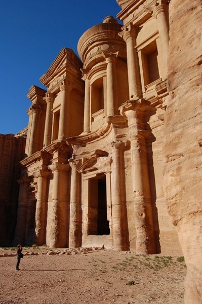 Monastery (with Alex for scale) - Petra